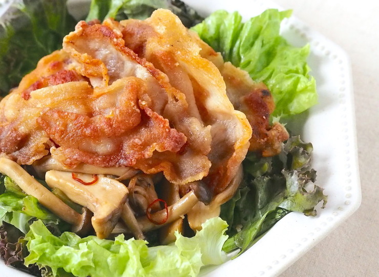 豚肉のカリカリ焼き