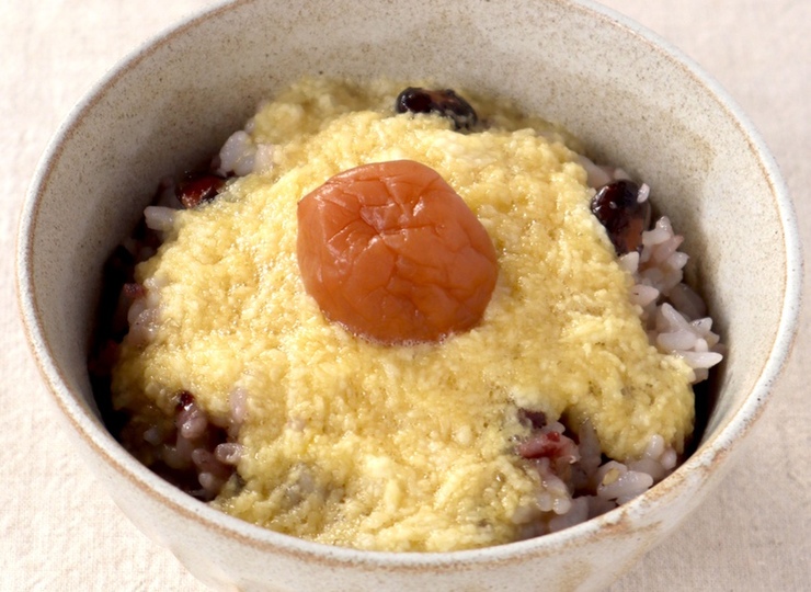 梅干しとろろごはん