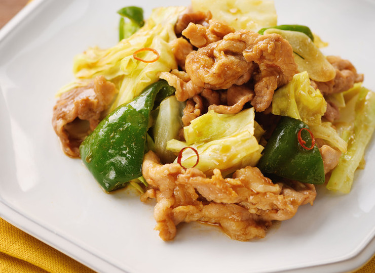 野菜たっぷりレンジ回鍋肉