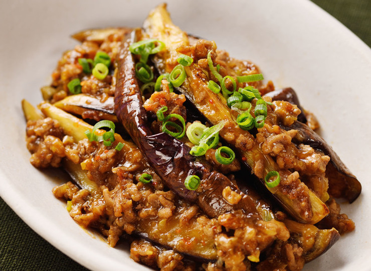 揚げない マーボーなす