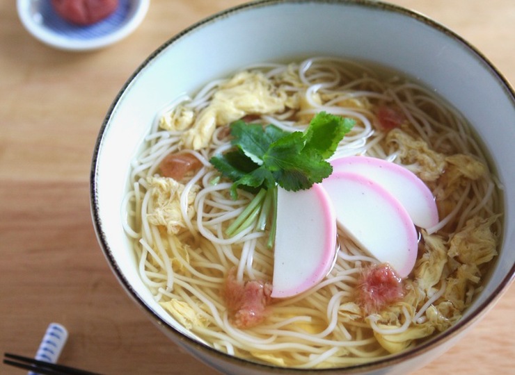 梅にゅうめん