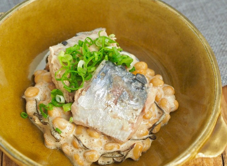 さばの納豆ボウル