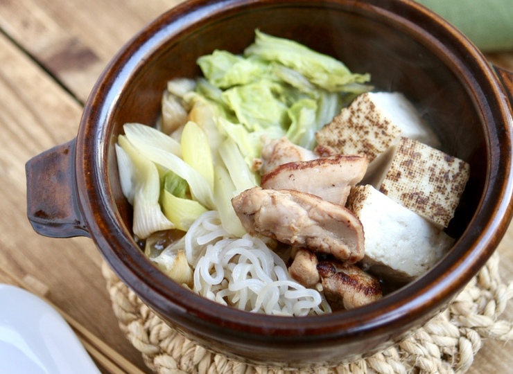 鶏もも肉のすき煮