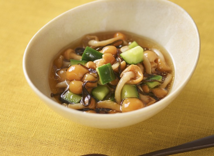 きのこの昆布あえ