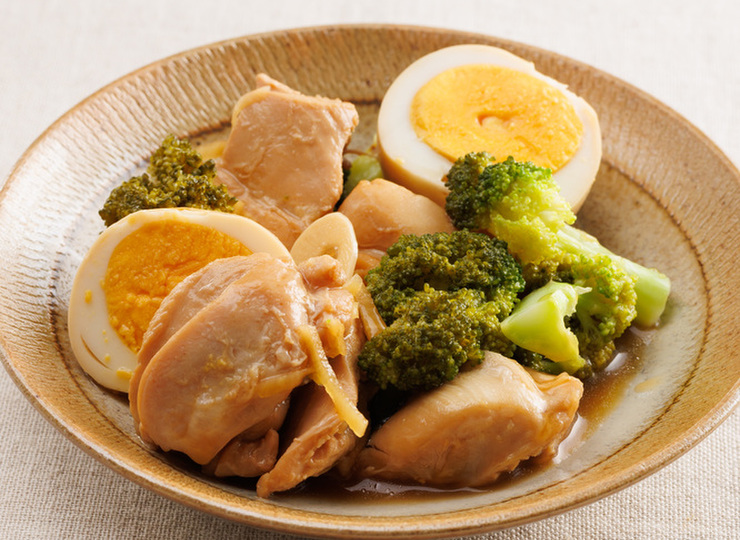 鶏肉と卵のさっぱり煮