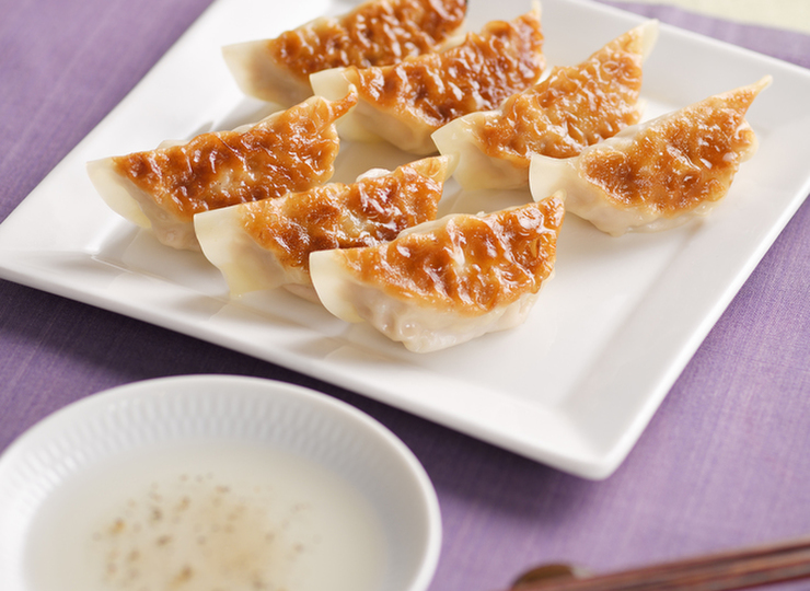 酢こしょうでさっぱり　焼餃子