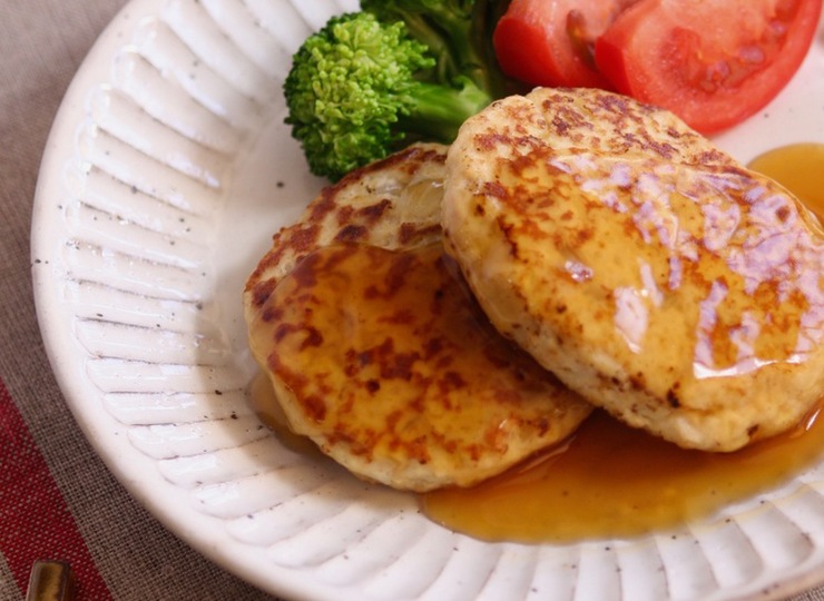 やわらか豆腐ハンバーグ　和風ソース