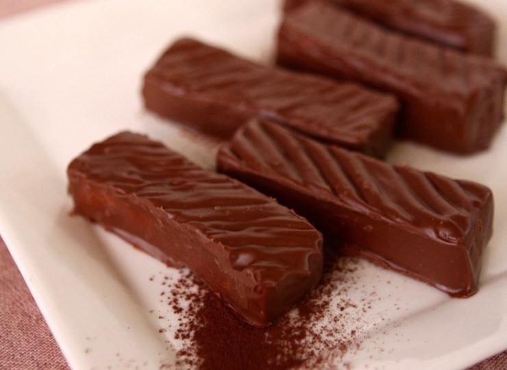 バレンタインに 高野豆腐のサクチョコバー