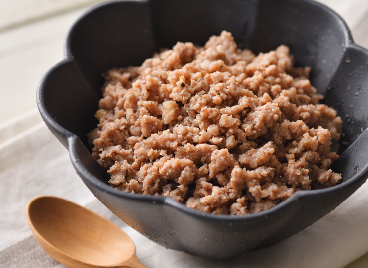 レンジで 塩そぼろ