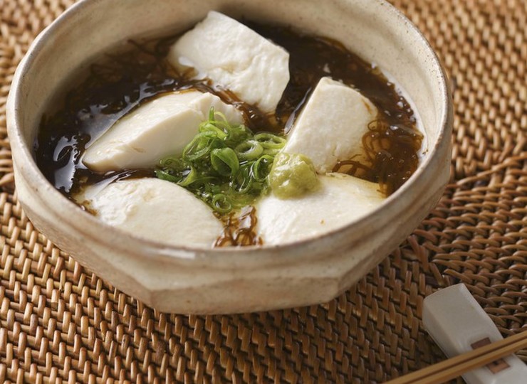 もずくとくずし豆腐のわさび風味