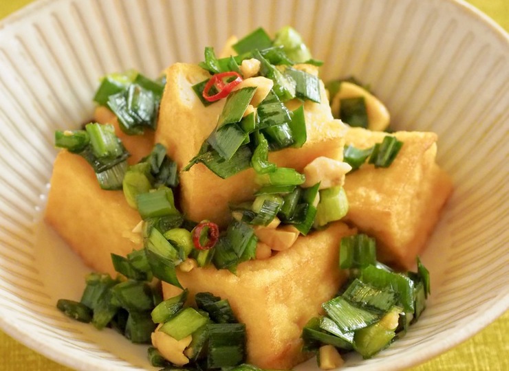 厚揚げのエスニックあえ
