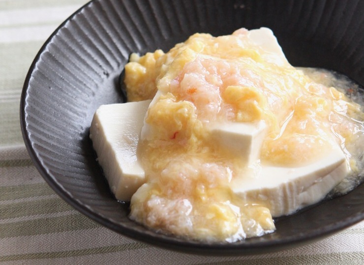 豆腐のかに卵あんかけ