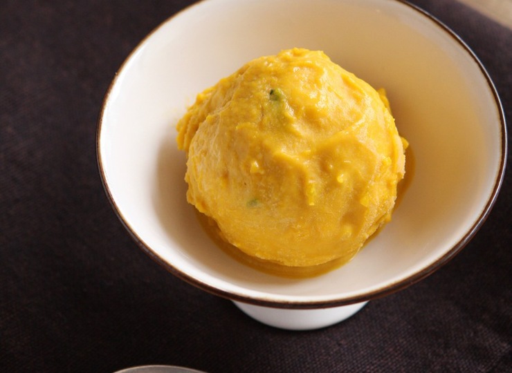 かぼちゃのアイスクリーム