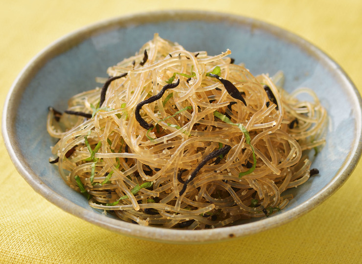 レンジで 春雨とひじきの和風サラダ