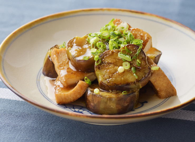 なすと厚揚げのとろとろ煮