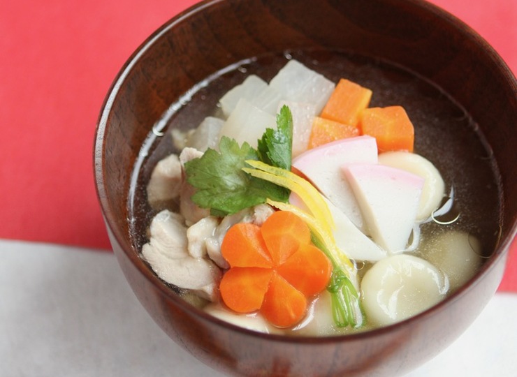 やわらかお雑煮　しょうゆ仕立て