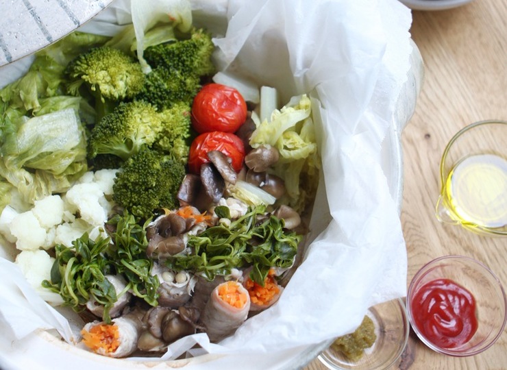 野菜たっぷり洋風蒸し鍋