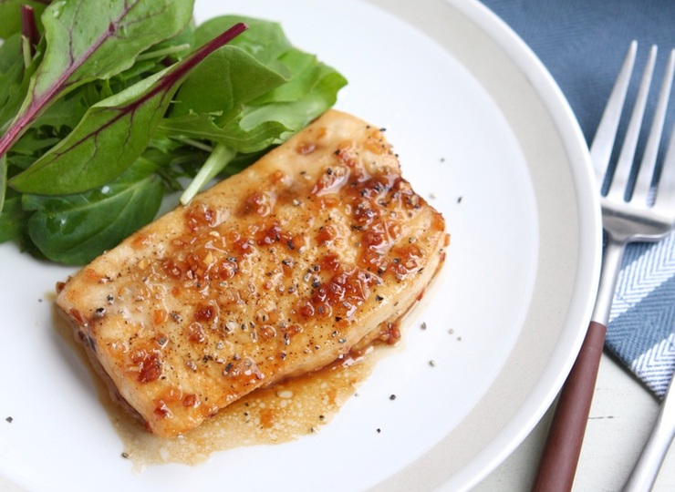 かじきのにんにくバターしょうゆソテー