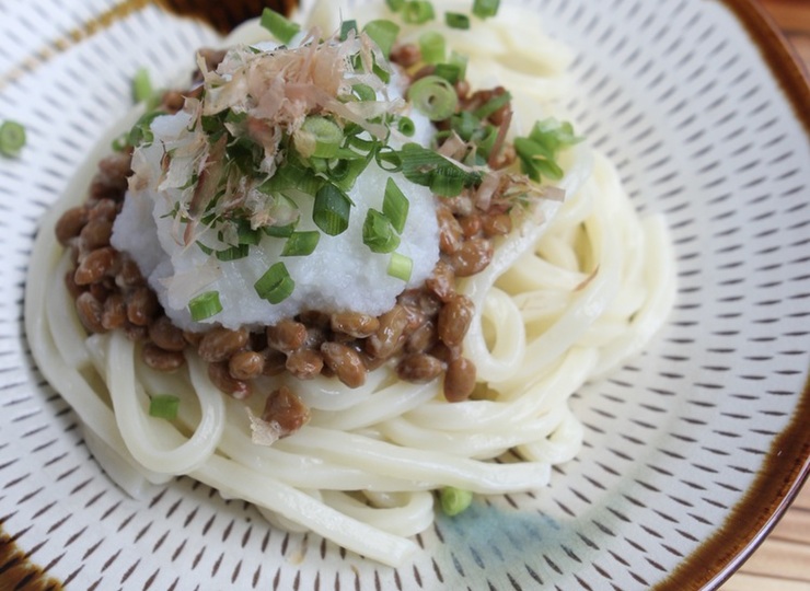 納豆おろしうどん