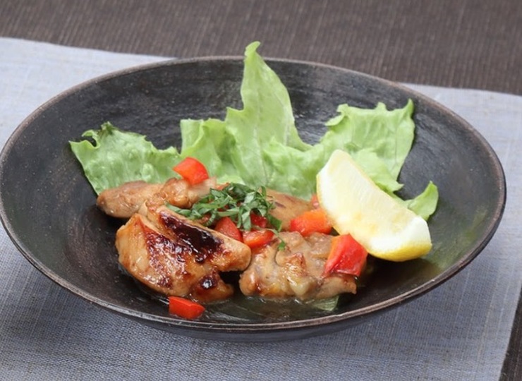鶏肉のバルサミコ風炒め