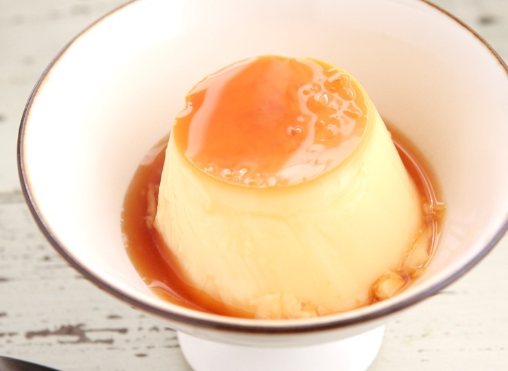 懐かしのカスタードプリン