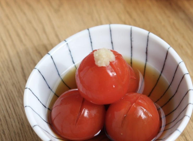 ミニトマトのおひたし