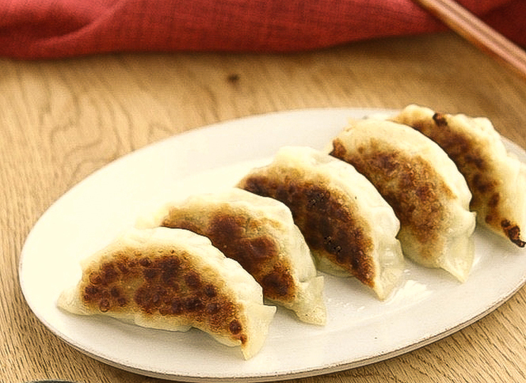 鶏ひき肉と大葉の餃子