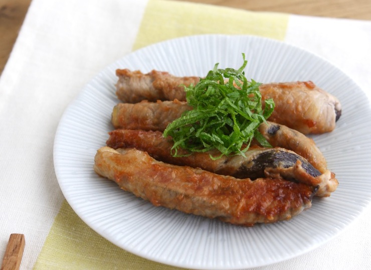 なすの豚みそ焼き