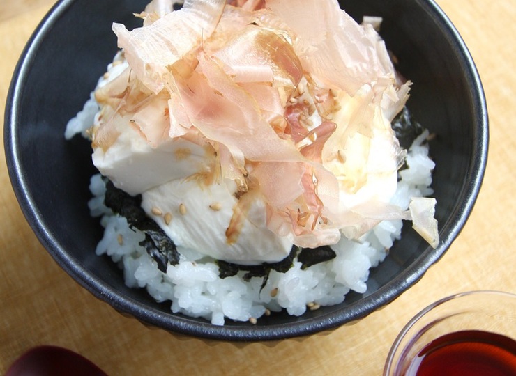 簡単豆腐丼
