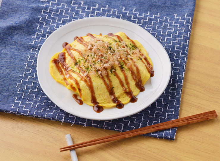 コンビニにあるもので レンジで作るとん平焼き風