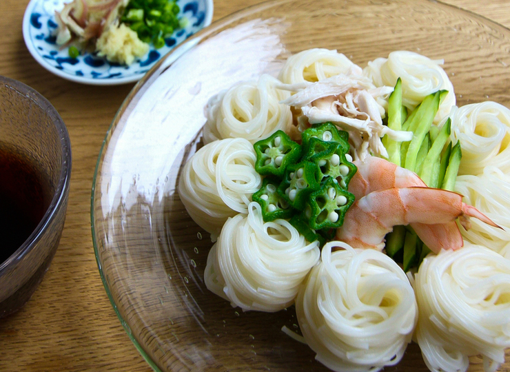 具だくさん 冷やしそうめん