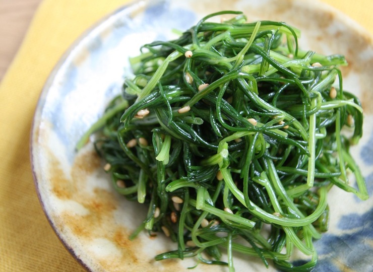 おかひじきの中華あえ