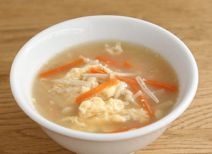 ふんわり卵の中華スープ