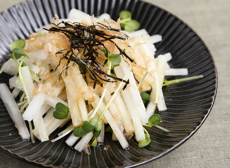 大根と貝割れ菜のサラダ