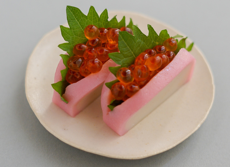いくらと青じその挟みかまぼこ