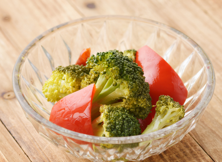 レンジで作る　野菜のピクルス