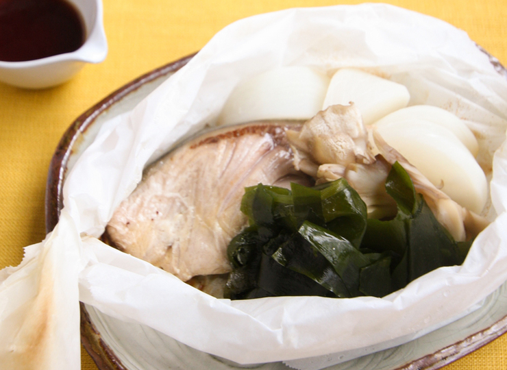 ぶりと野菜の包み焼き