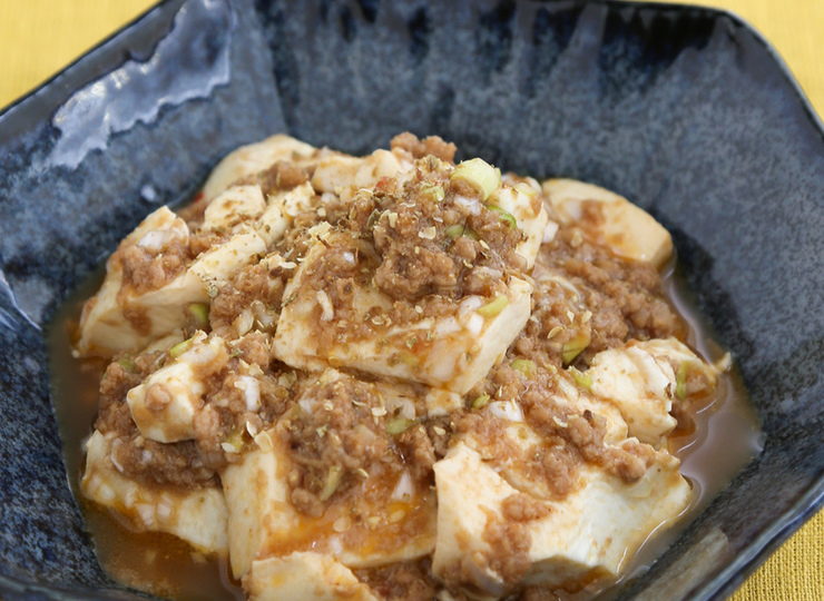 電子レンジで 麻婆豆腐