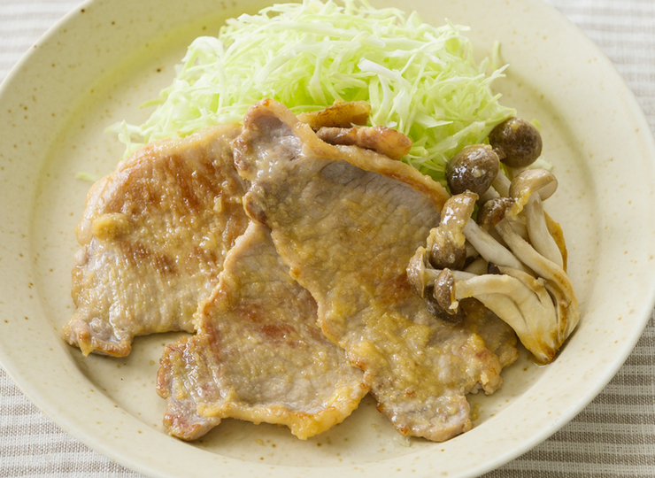 豚肉のみそしょうが焼き