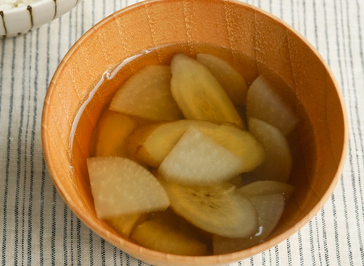 ごぼうと大根の吸い物