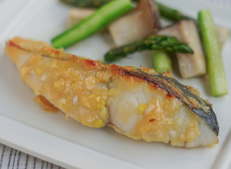 さわらのねぎみそ焼き