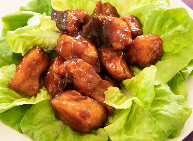 揚げたらの甘酢あんがらめ