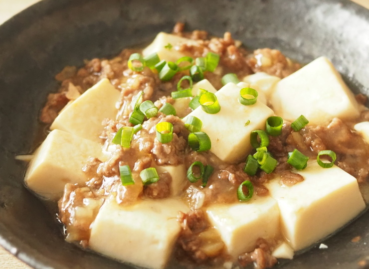 豆腐とひき肉の塩麻婆