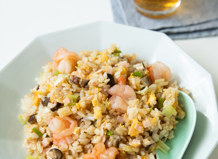 えびとしいたけのチャーハン