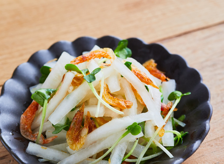 桜えびと大根の中華サラダ