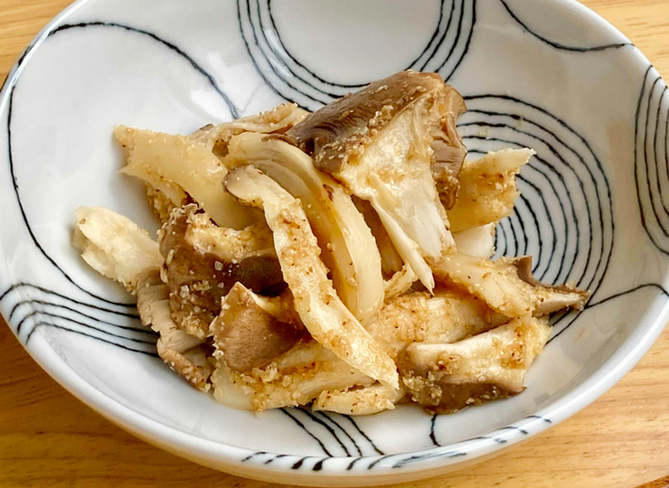 エリンギのごまあえ
