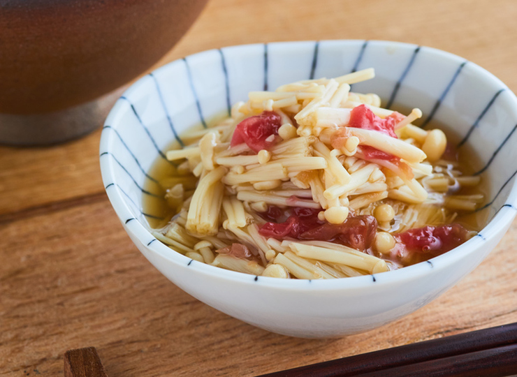 梅風味の自家製なめたけ