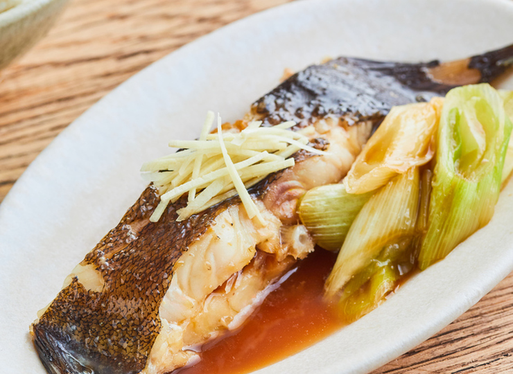 しょうが香る かれいの煮付け