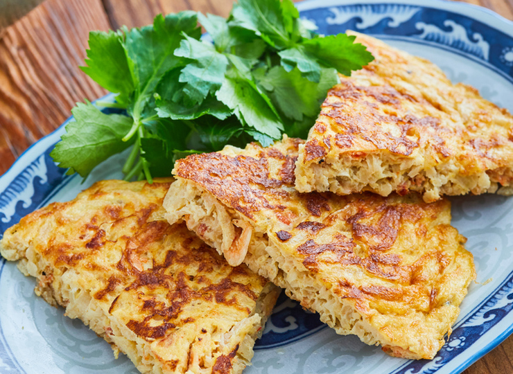 台湾風 切り干し大根の卵焼き