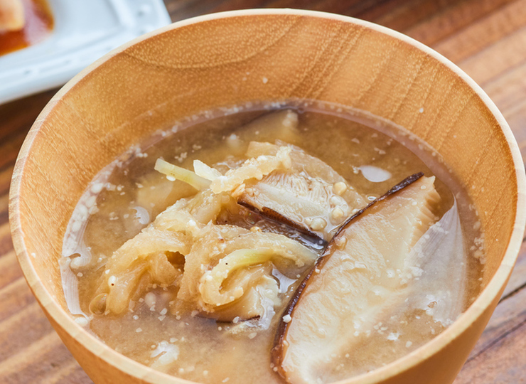 切り干し大根のごまみそ汁